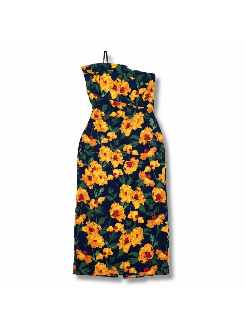 Hyacinth House Tuckernuck Margot Floral One Shoulder Midi Dress Women’s XS NWT